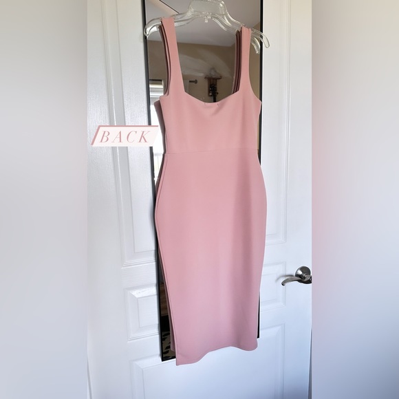 NWT Nasty Gal Squarin to Go Midi Dress - Picture 9 of 10